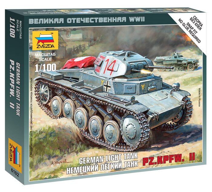 модель Немецкий легкий танк Pz.Kpfw.II